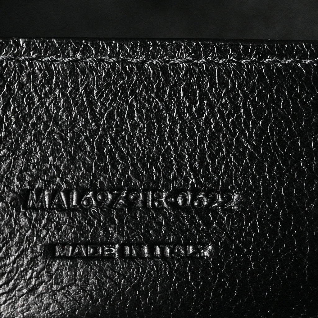 Smooth Calfskin Paris VII Large Flat Hobo Black