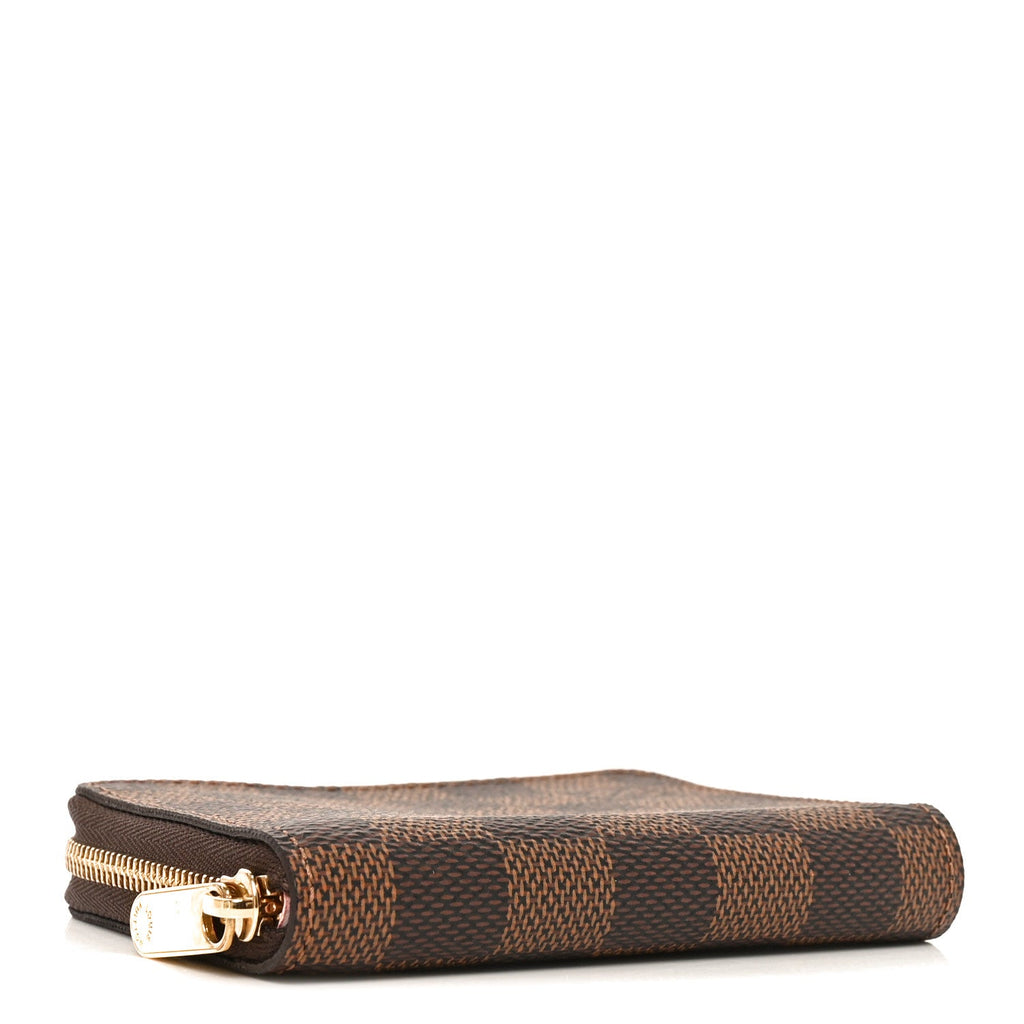 Damier Ebene Zippy Coin Purse Rose Ballerine