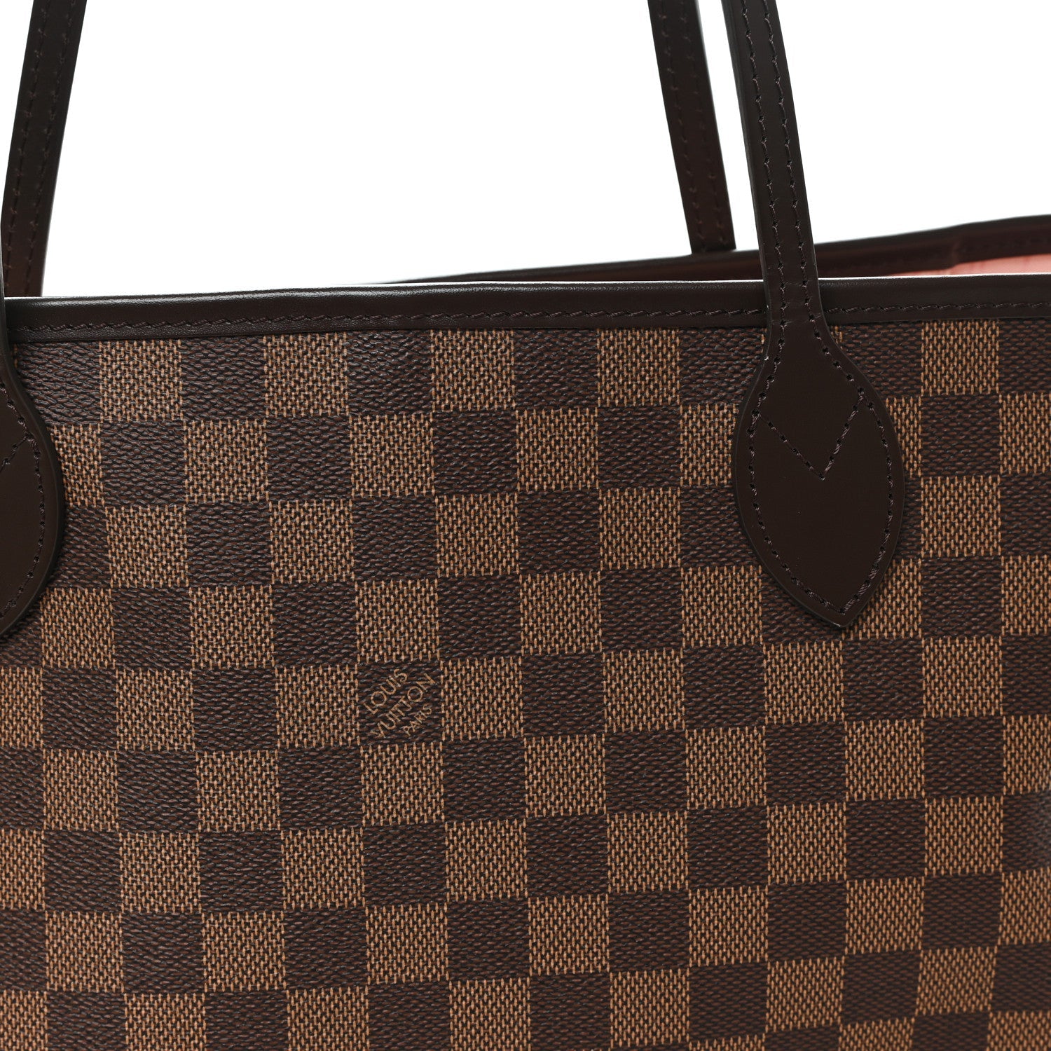 Damier Ebene Neo Neverfull MM Rose Ballerine