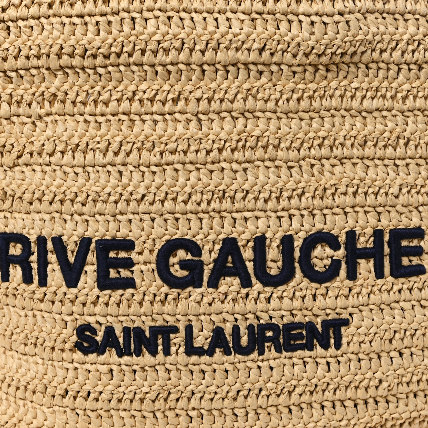 Raffia Rive Gauche Tote Natural