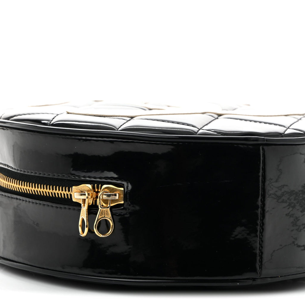 Patent CC Round Vanity Case Black