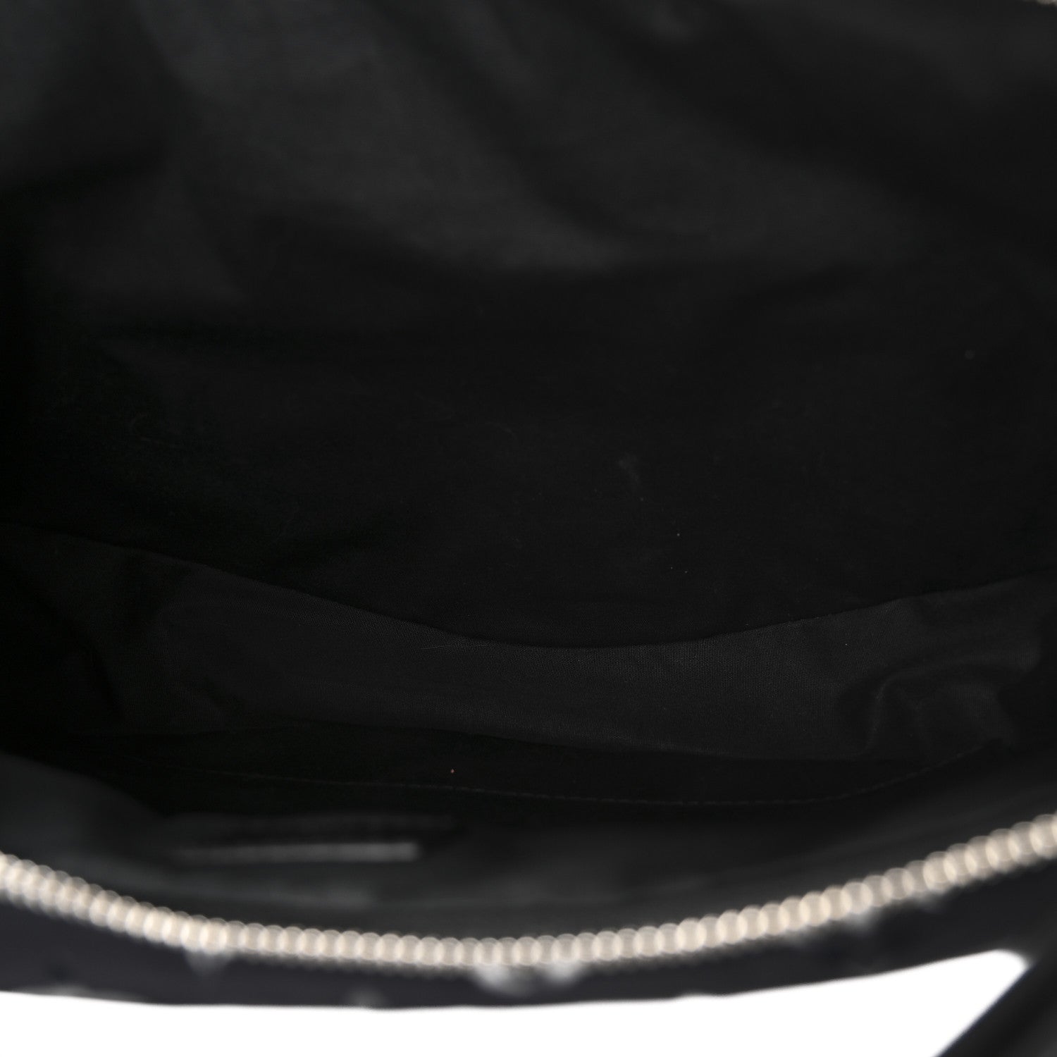 Nylon Monogram Loop Pocket Hobo Polar Night