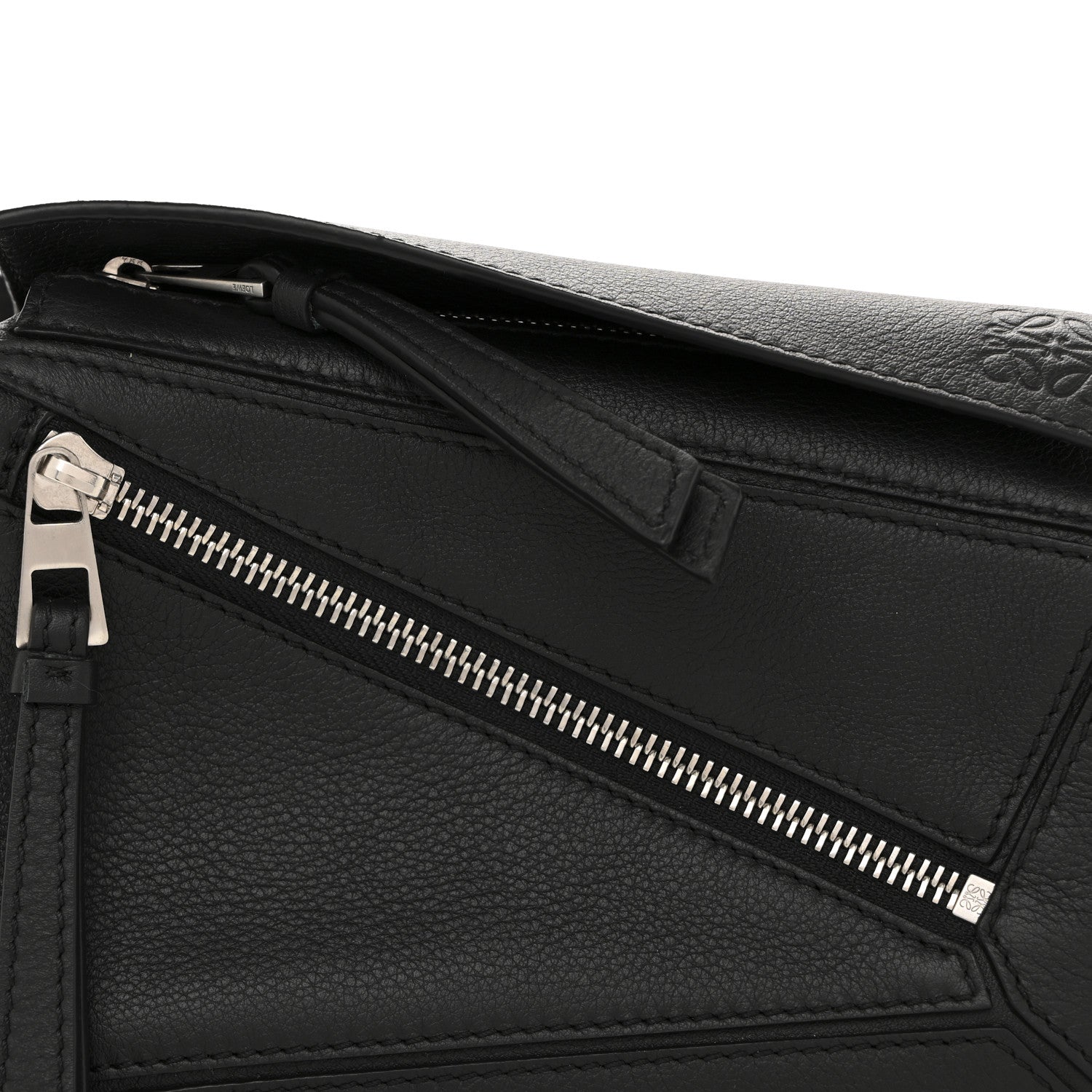 Calfskin Mini Puzzle Bumbag Black