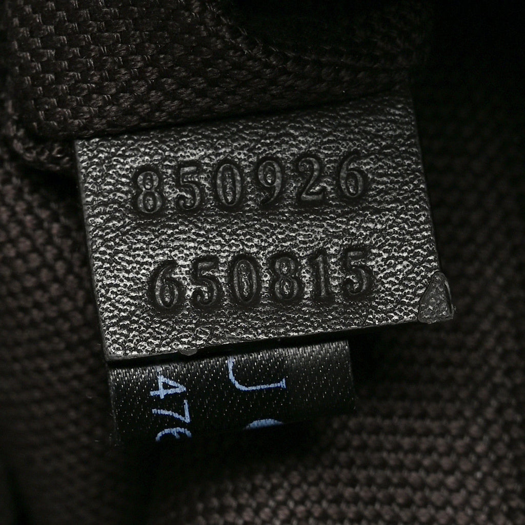 GG Supreme Monogram Medium Beatrix Tote Dark Brown