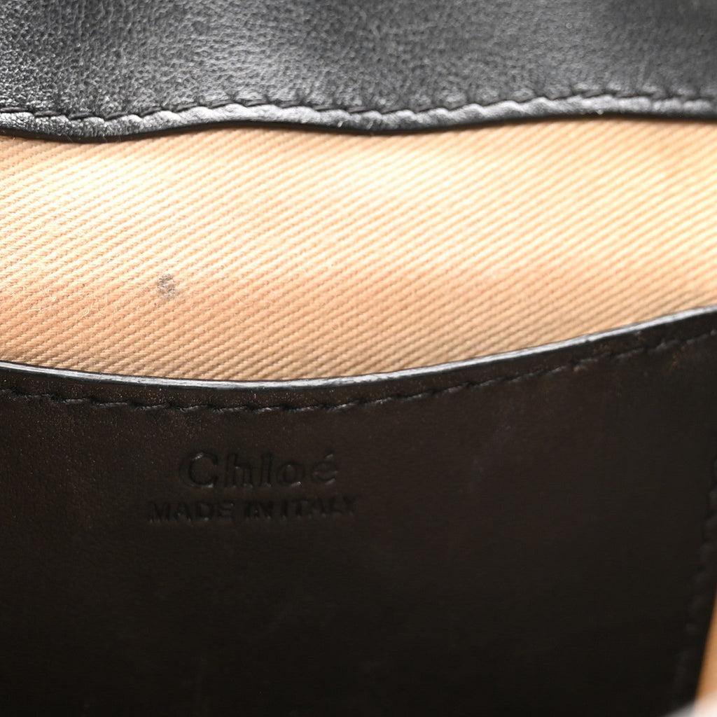 Calfskin Suede Large Tess Bag Black