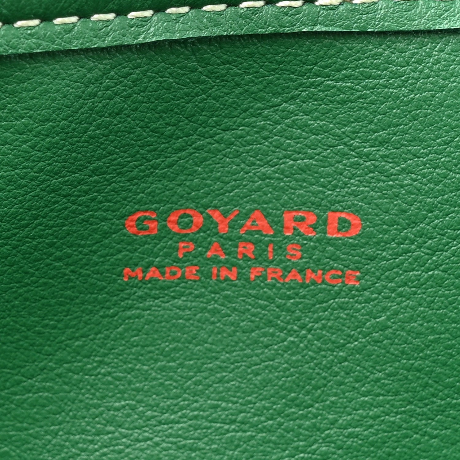 Goyardine Reversible Mini Anjou Green