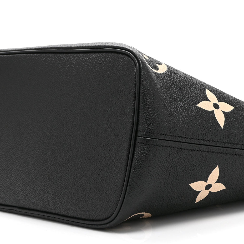 Empreinte Monogram Giant Neverfull MM Black Beige