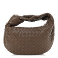 Nappa Intrecciato Teen Jodie Hobo Taupe Grey