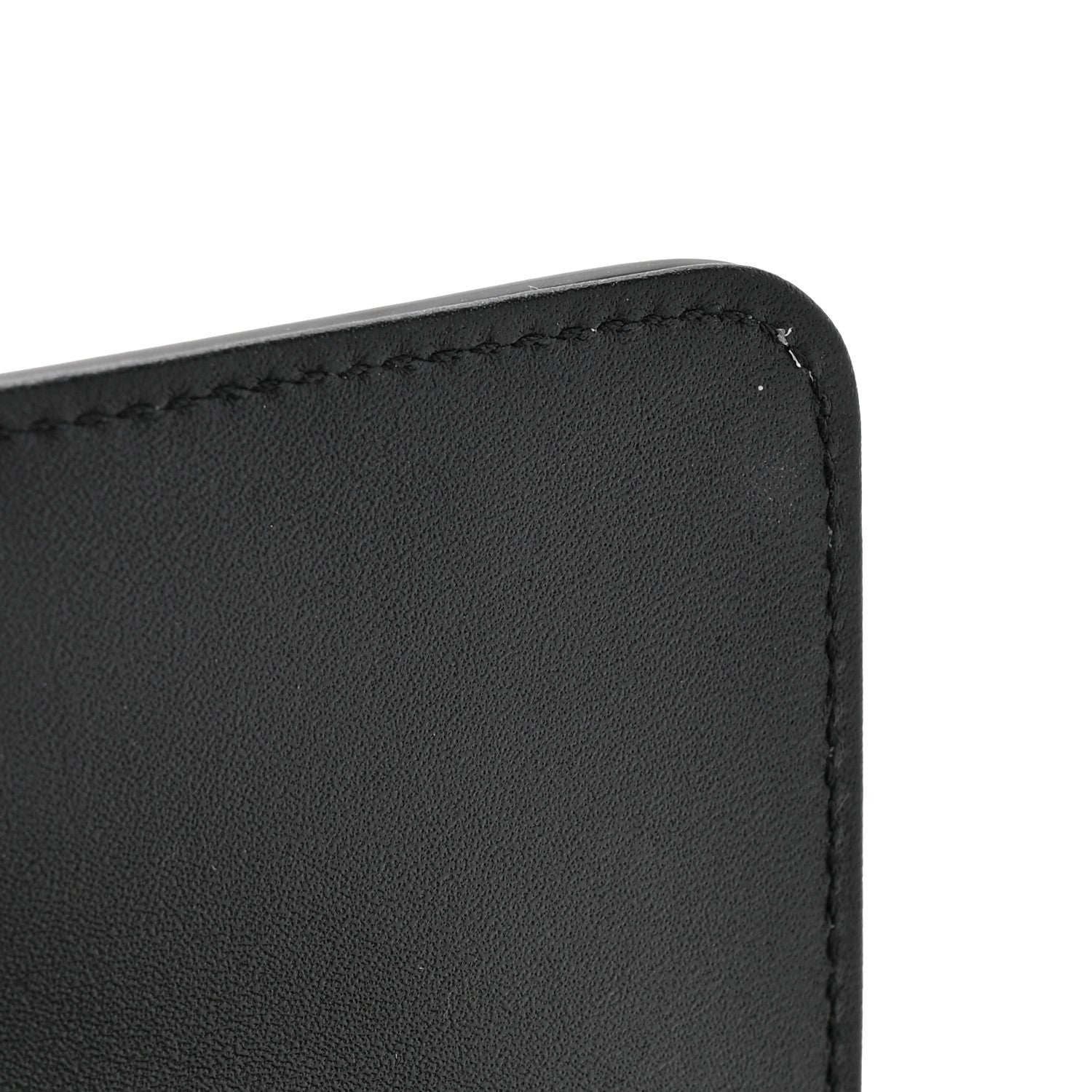 Shiny Calfskin Triomphe Chain Box Bag Black