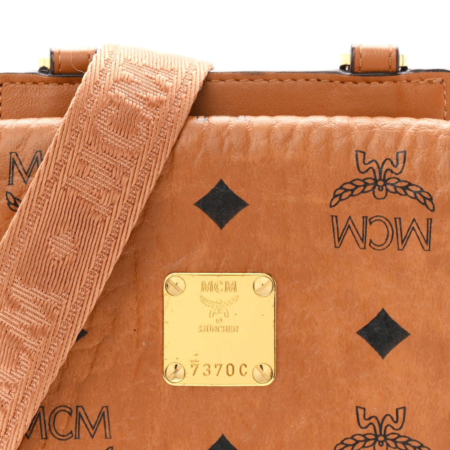 Visetos Crossbody Phone Case Cognac