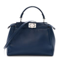 Nappa Mini Peekaboo Iconic Satchel Dark Blue