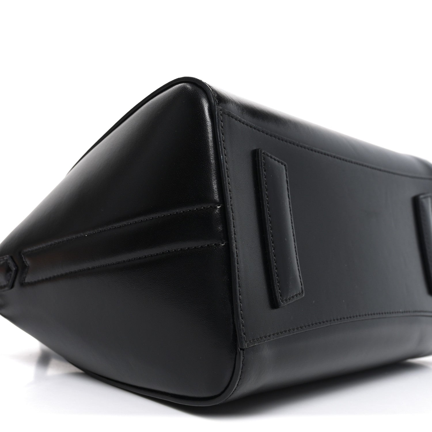 Shiny Lord Calfskin Small Antigona Black