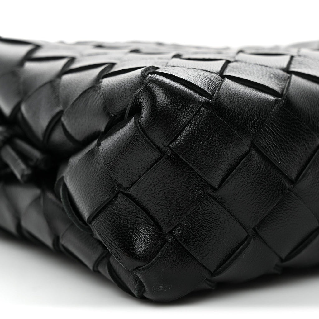 Nappa Intrecciato Mini Loop Camera Bag Black