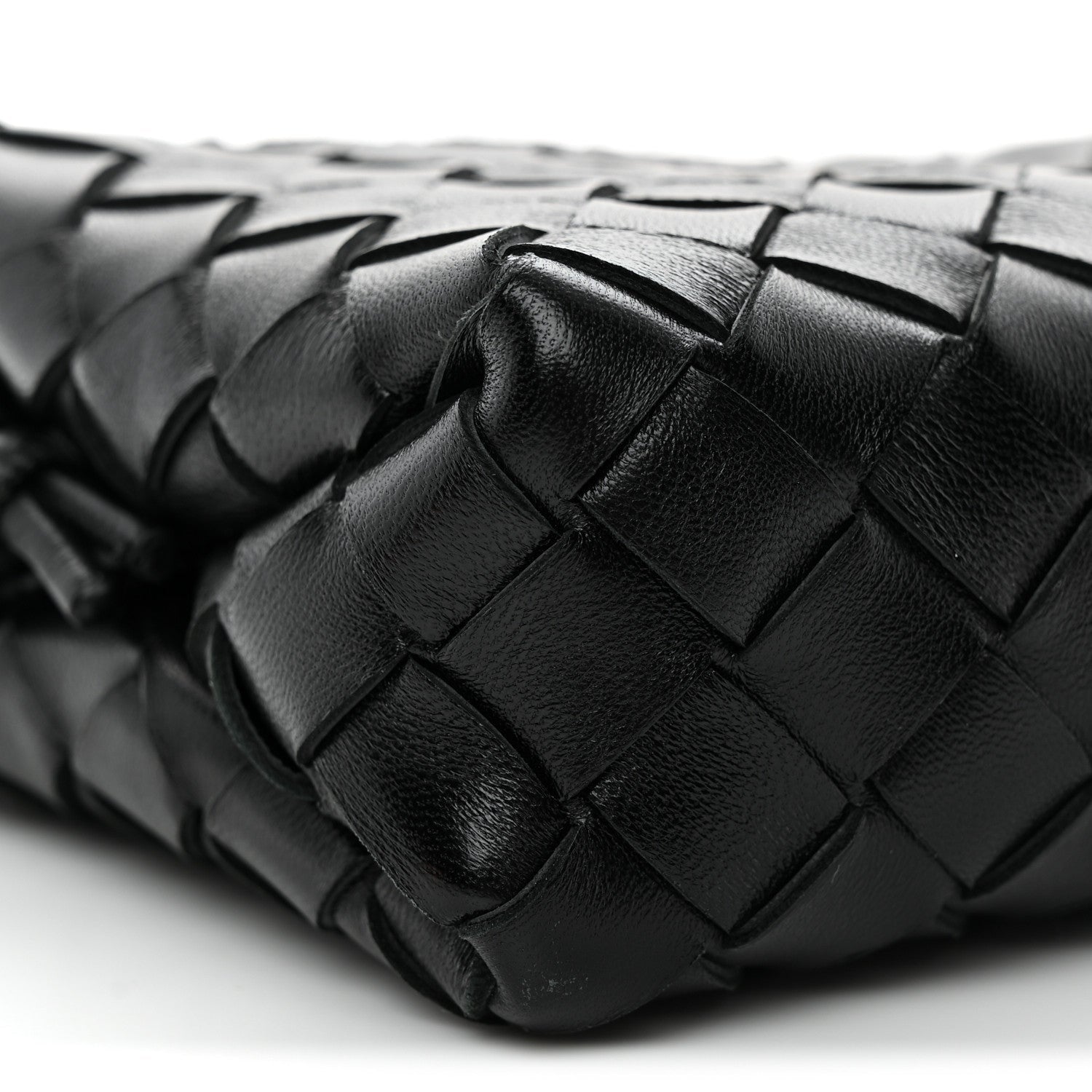 Nappa Intrecciato Mini Loop Camera Bag Black