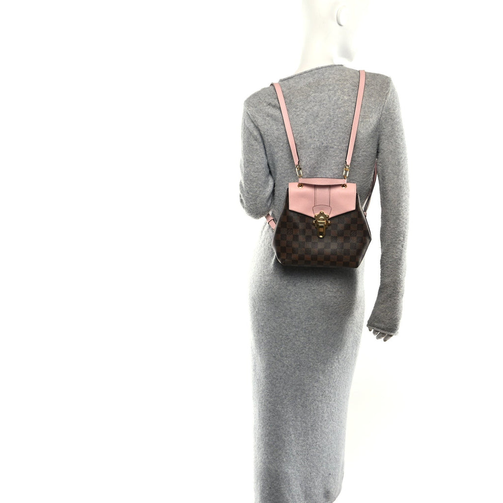 Damier Ebene Clapton Backpack Magnolia