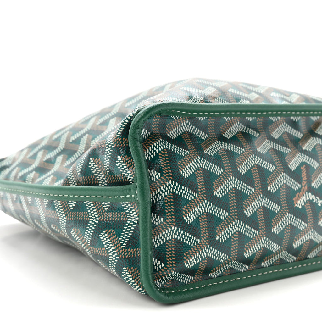 Goyardine Reversible Mini Anjou Green