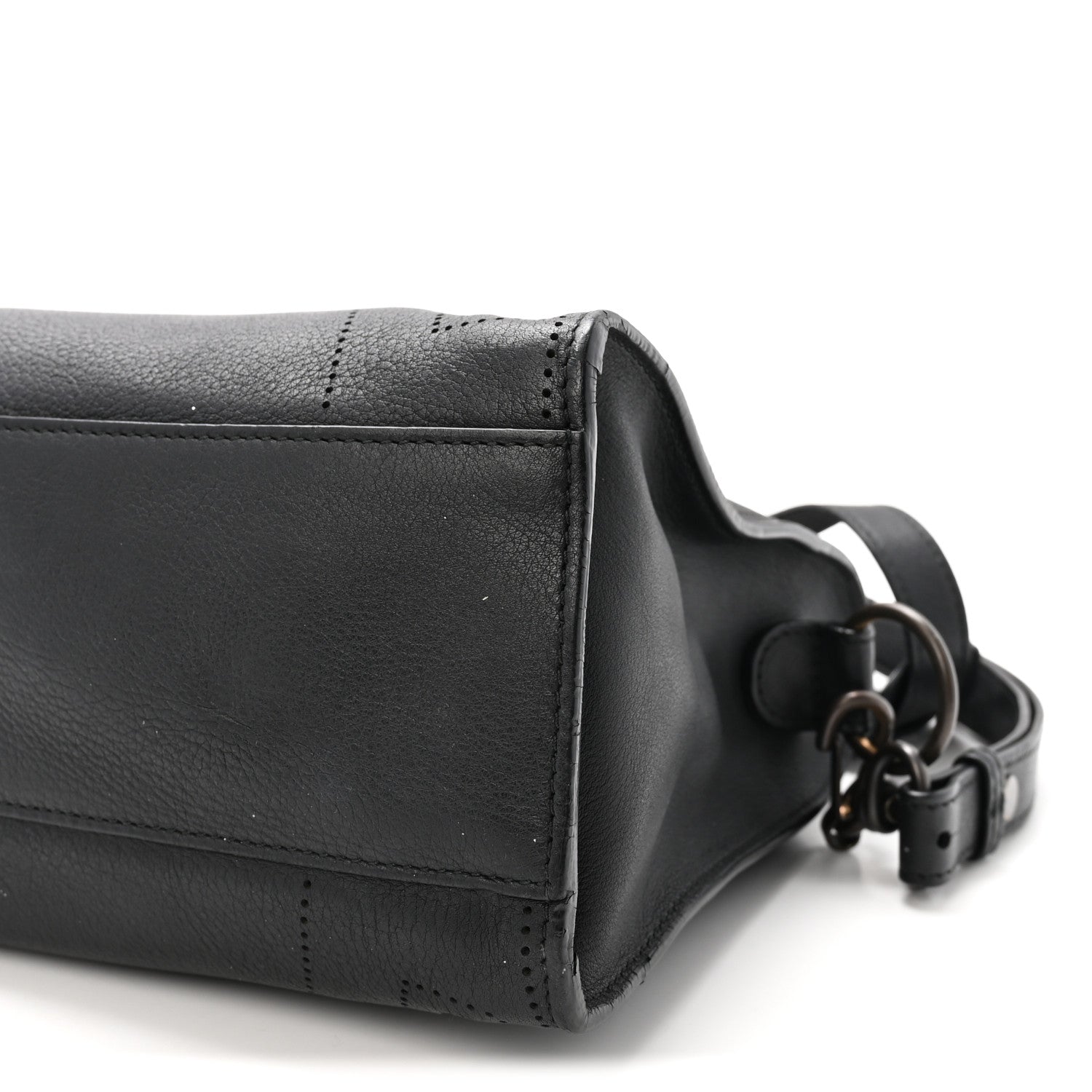 Veau Soyeux Perforated Blackout Hardware S City Black