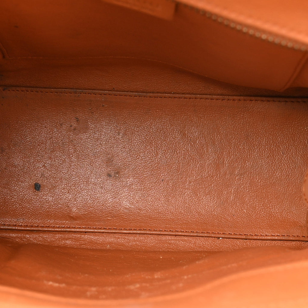 Smooth Calfskin Nano Luggage Light Copper
