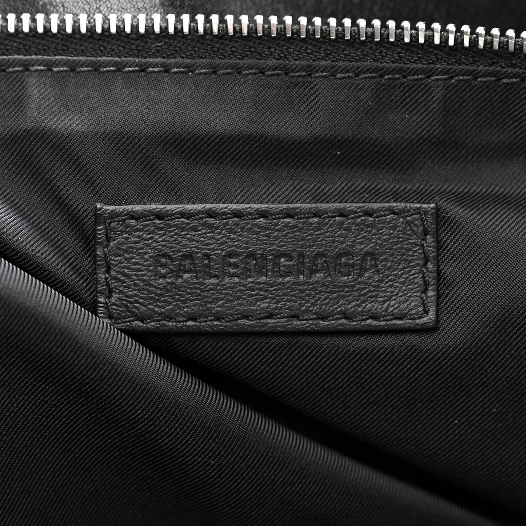 Agneau Large Grungy Messenger Black