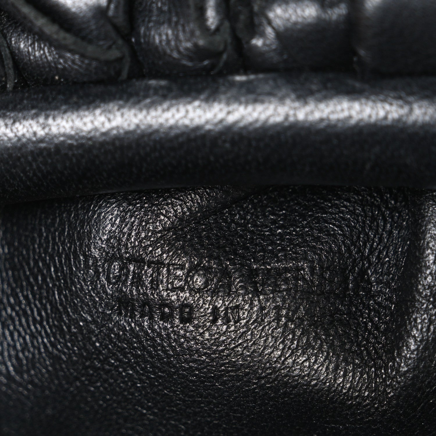 Nappa Intrecciato The Mini Pouch Black