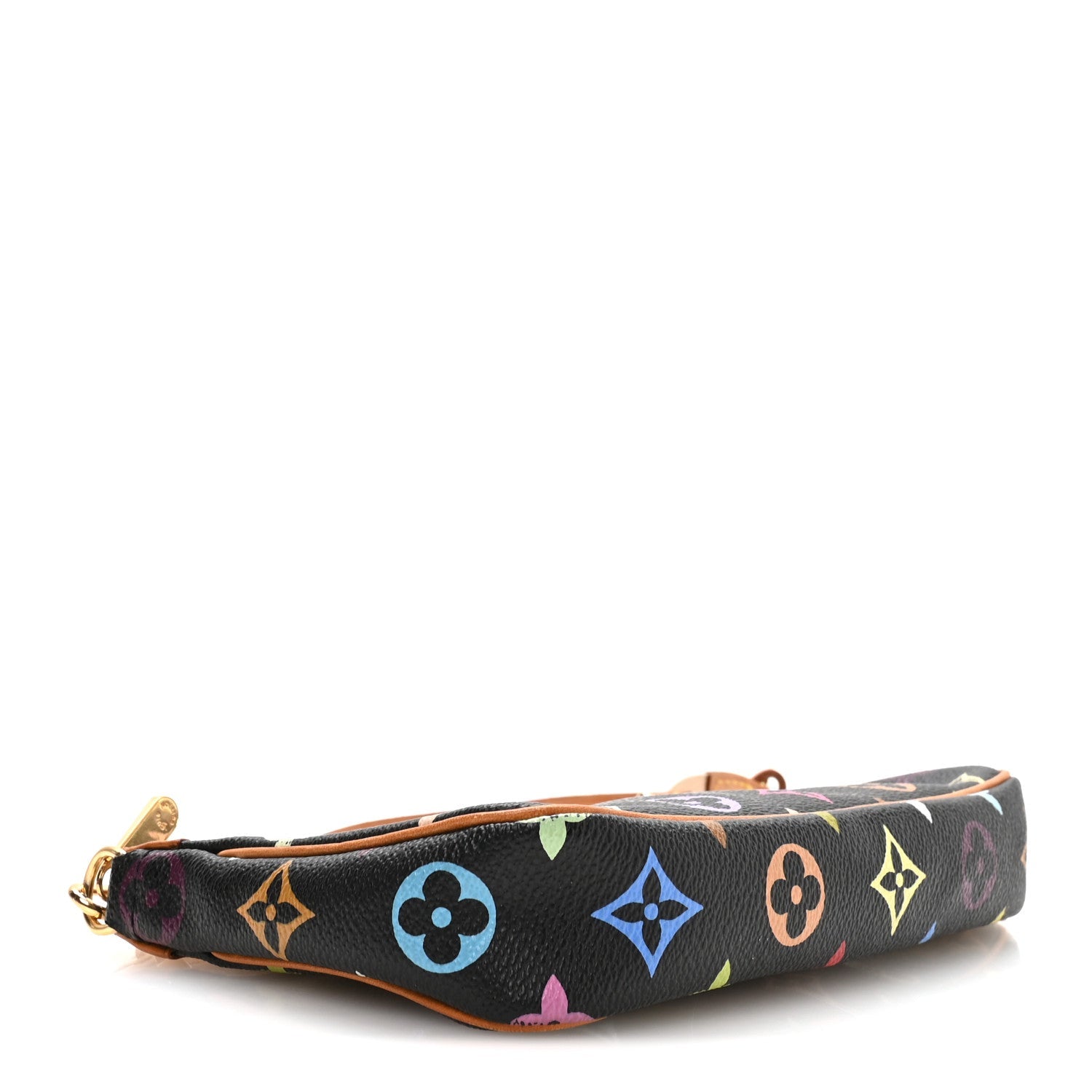Monogram Multicolor Pochette Accessories Black