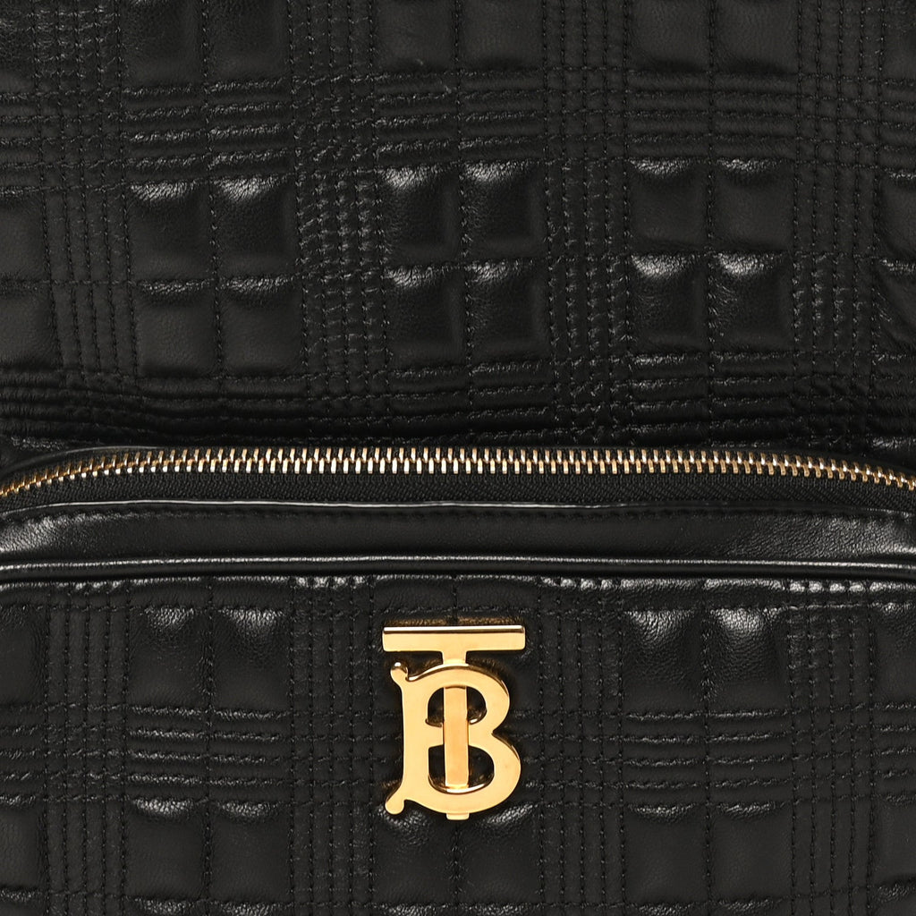 Lambskin Quilted TB Backpack Black