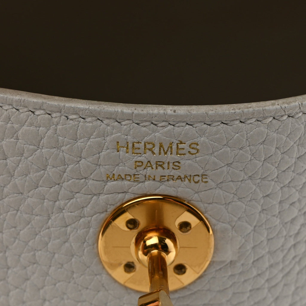 Taurillon Clemence Mini Lindy 20 New White