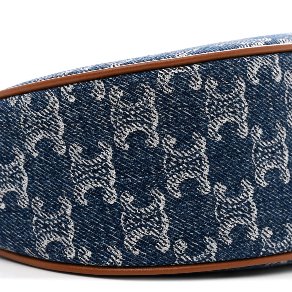 Denim Triomphe Ava Shoulder Bag Blue