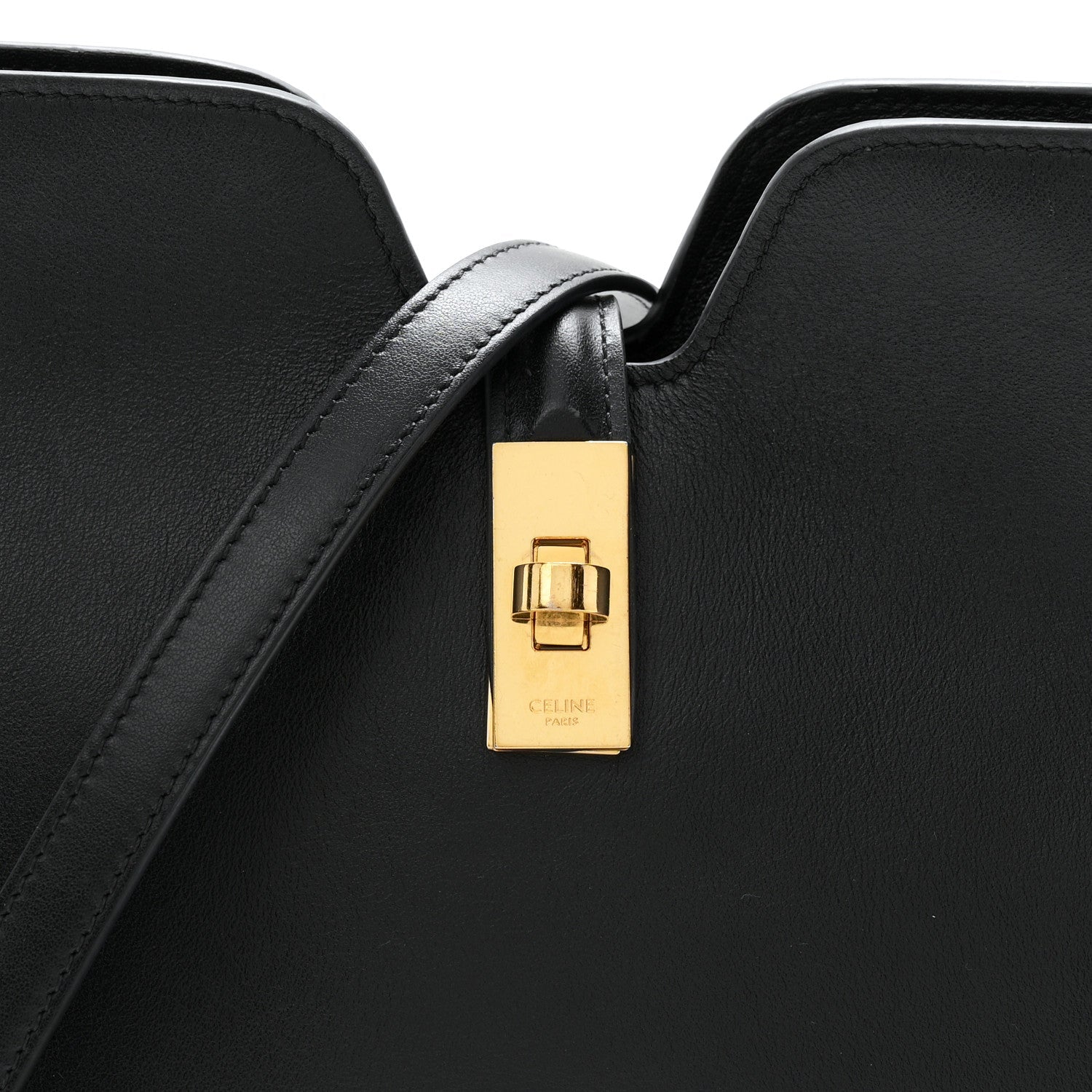 Smooth Calfskin Small Camille 16 Soft Bag Black