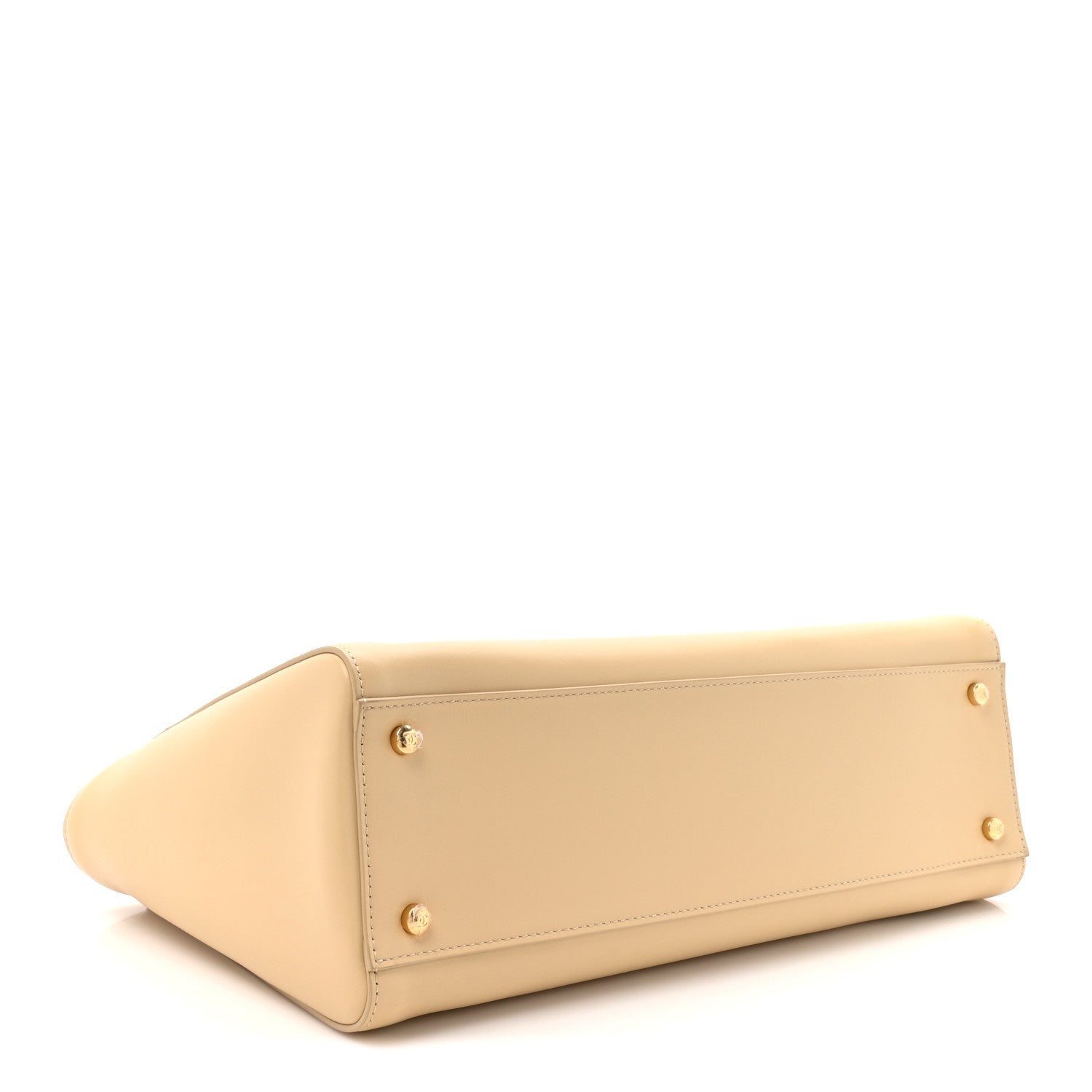 Calfskin Archetype Small Shopping Tote Beige