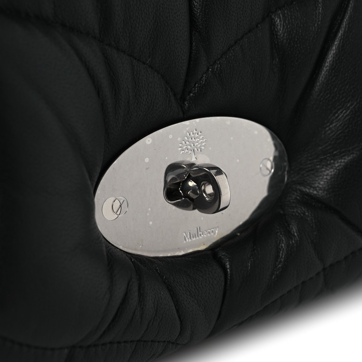 Nappa Pillow Quilted Little Softie Bag Black