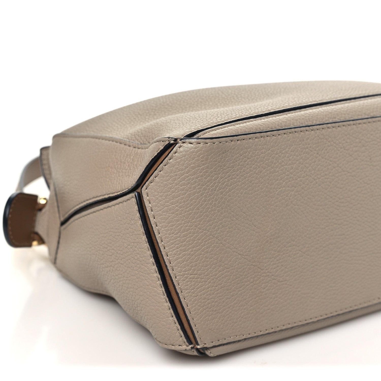 Grained Calfskin Small Puzzle Bag Sand Mink