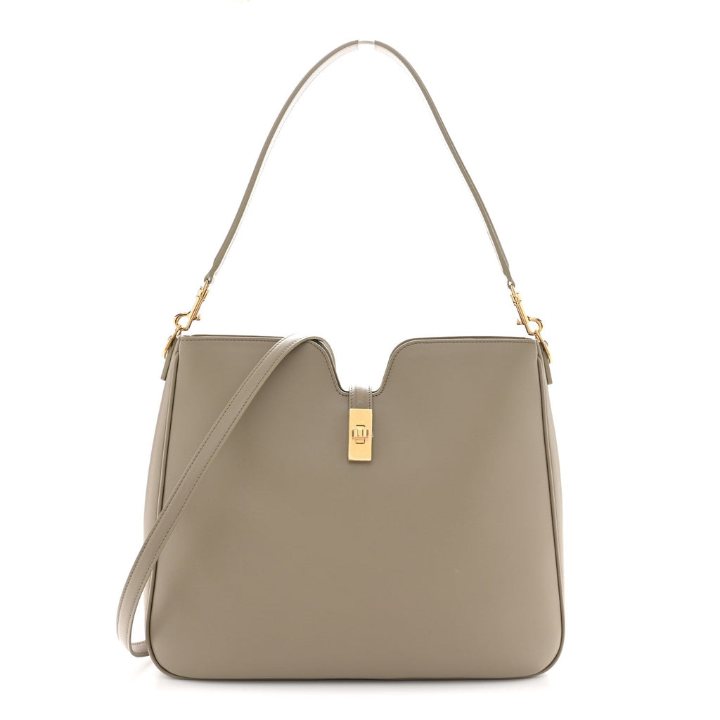 Smooth Calfskin Medium Camille 16 Soft Bag Taupe
