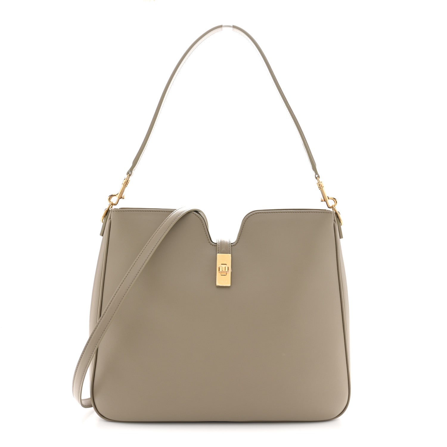 Smooth Calfskin Medium Camille 16 Soft Bag Taupe
