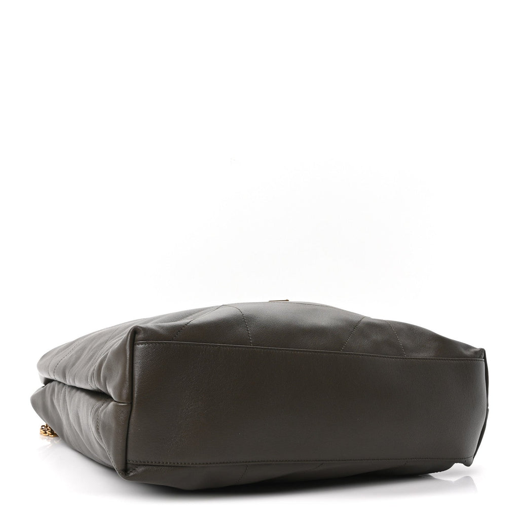 Lambskin Matelasse Monogram Large Jamie 4.3 Light Musk