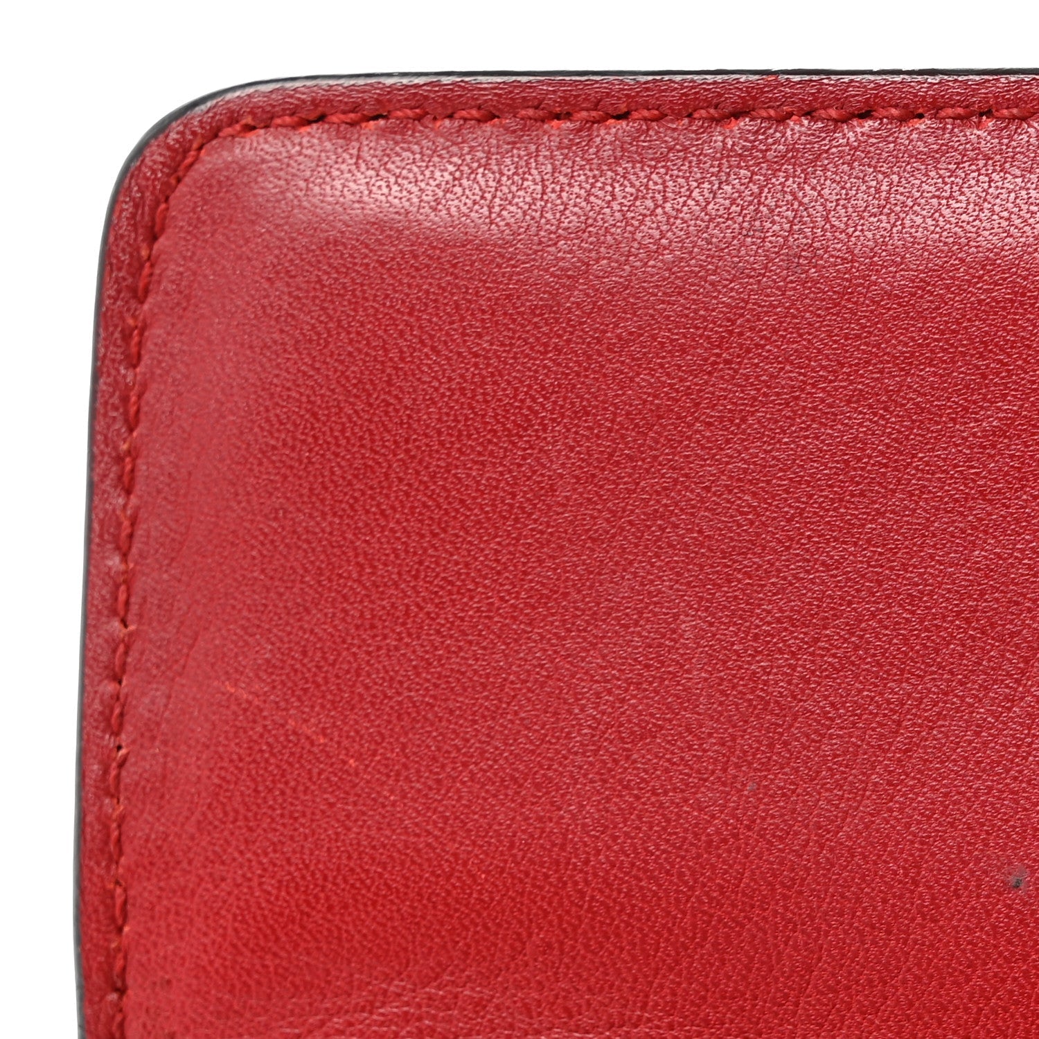 Calfskin Studded Small Padlock Shoulder Bag Hibiscus Red