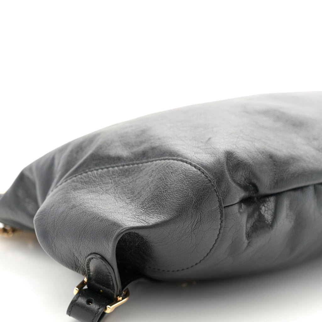 Calfskin Zumi Backpack Black