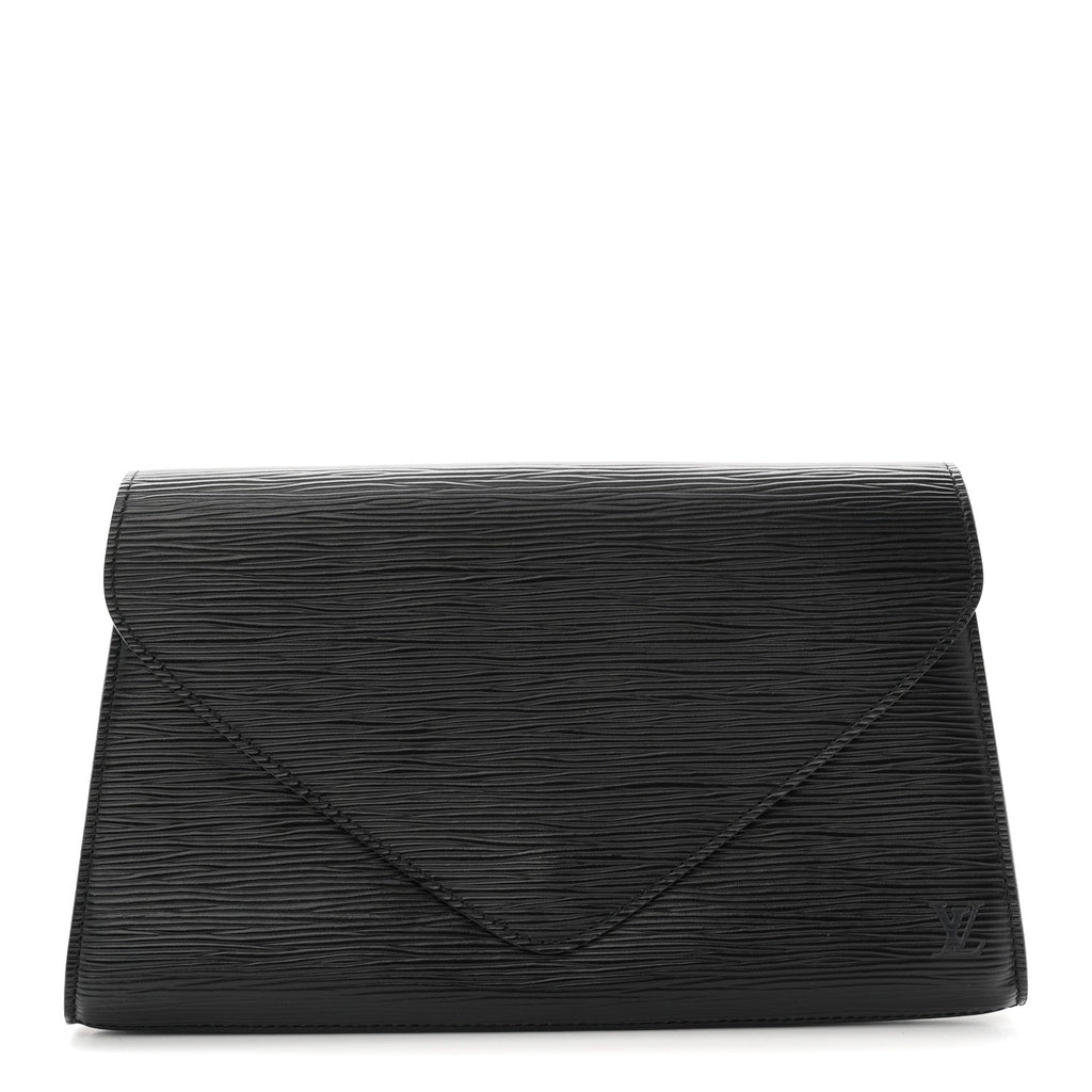 Epi Art Deco Clutch Black