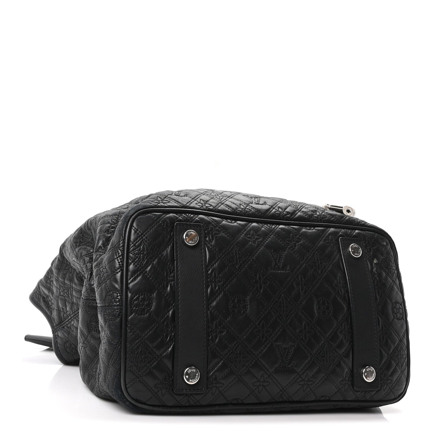 Monogram Lambskin Antheia Lilia GM Black