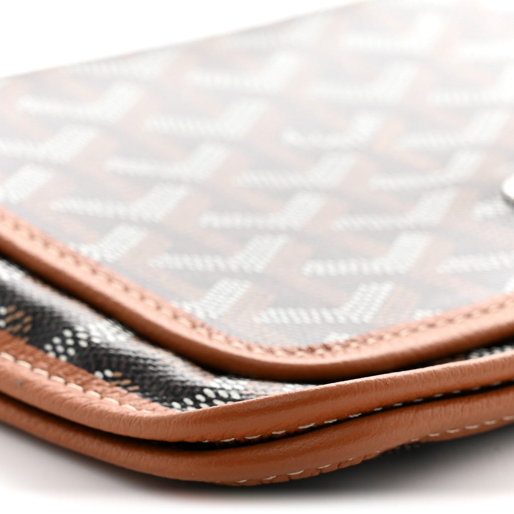 Goyardine Plumet Wallet Clutch Black Gold