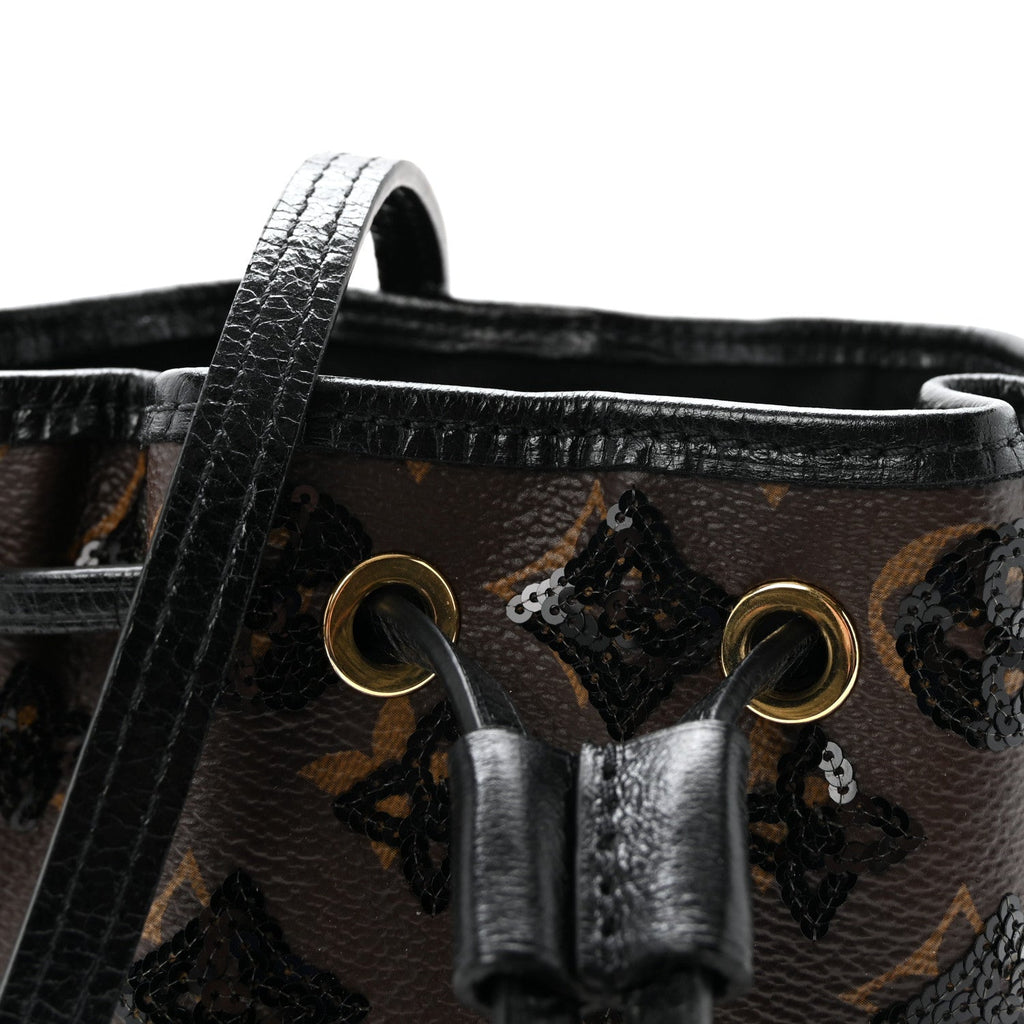 Monogram Sequins Noe BB Black