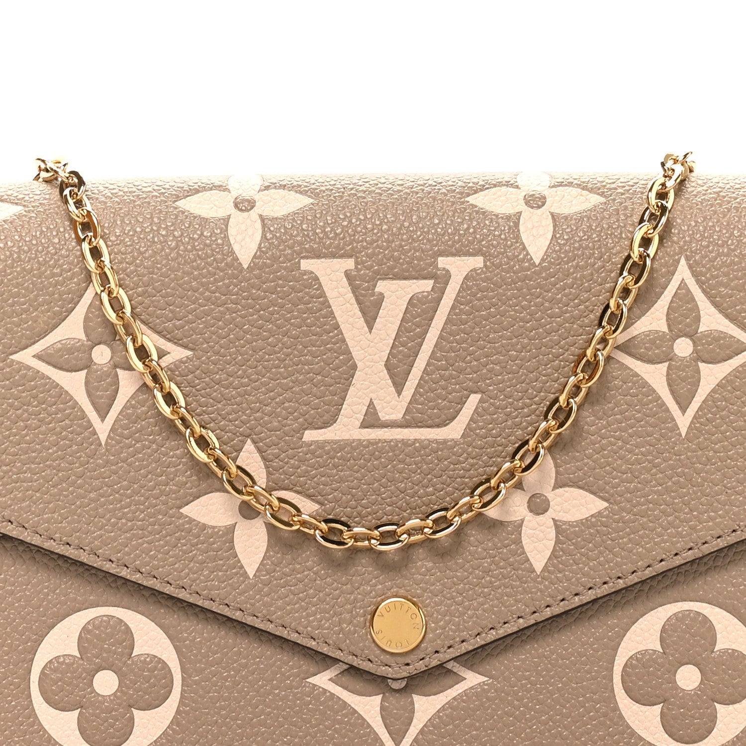 Empreinte Monogram Giant Felicie Pochette Tourterelle Creme