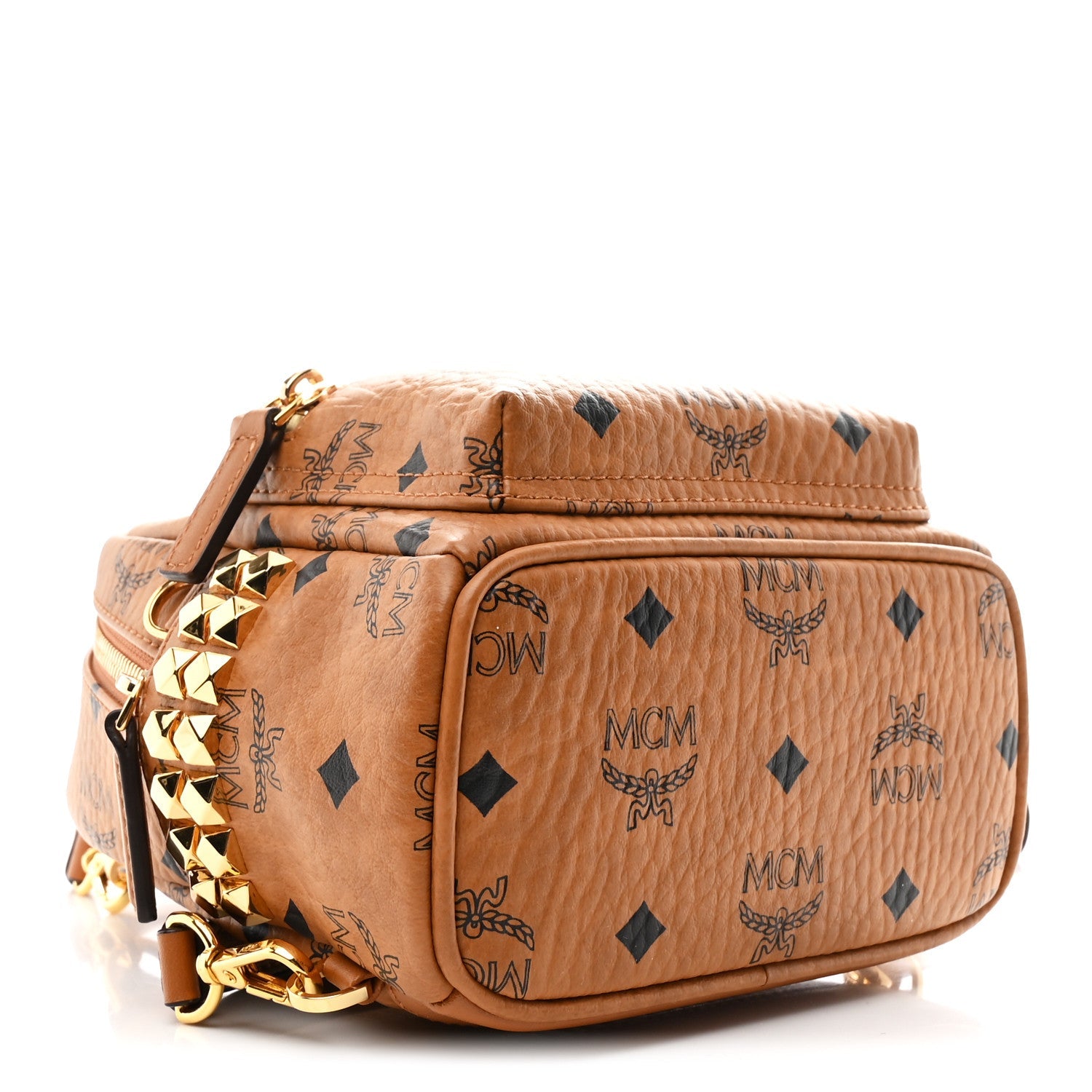 Visetos Side Stud X-Mini Stark Backpack Cognac