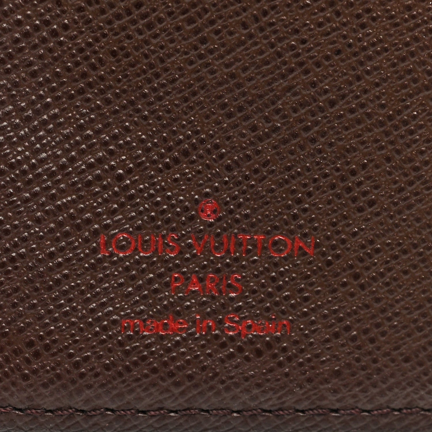 Damier Ebene Small Ring Agenda Cover