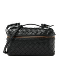 Calfskin Intrecciato Bang Bang Vanity Case Black