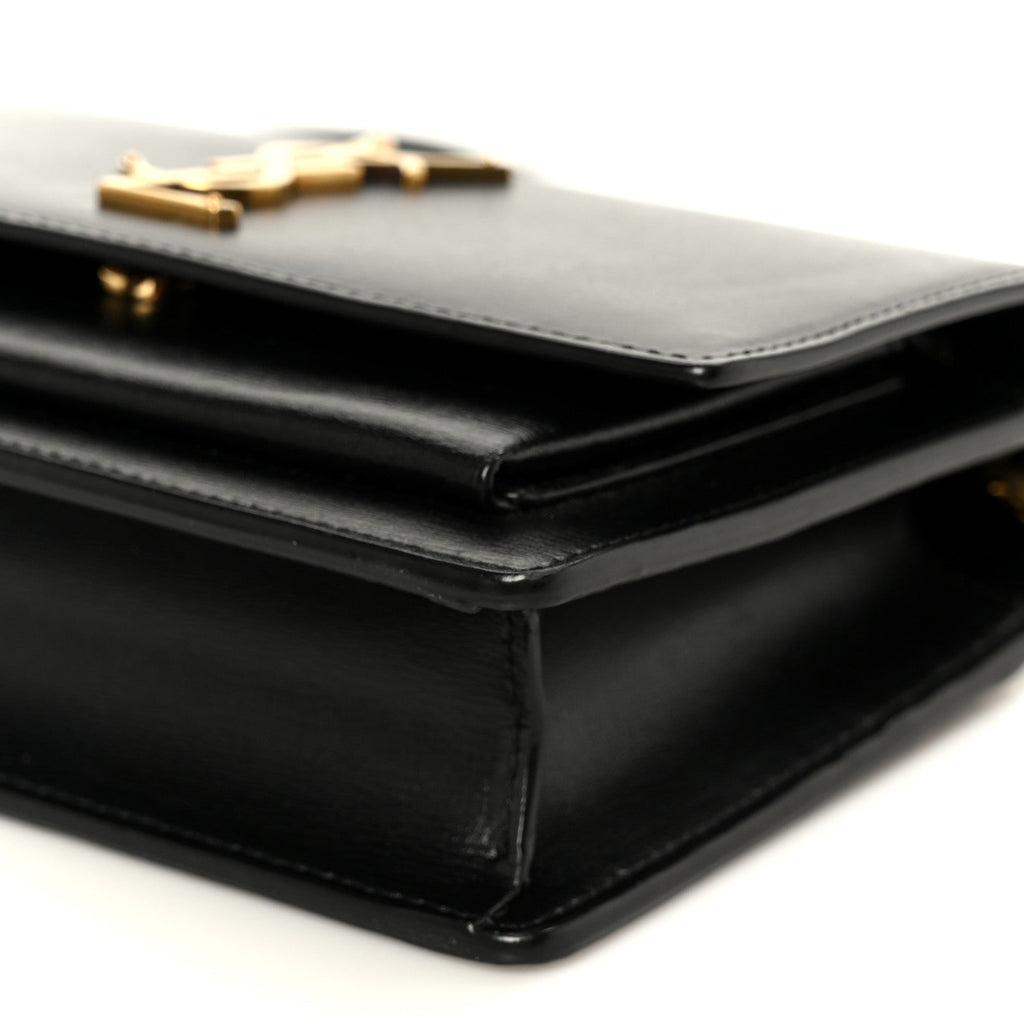 Calfskin Monogram Sunset Chain Wallet  Sunset Black