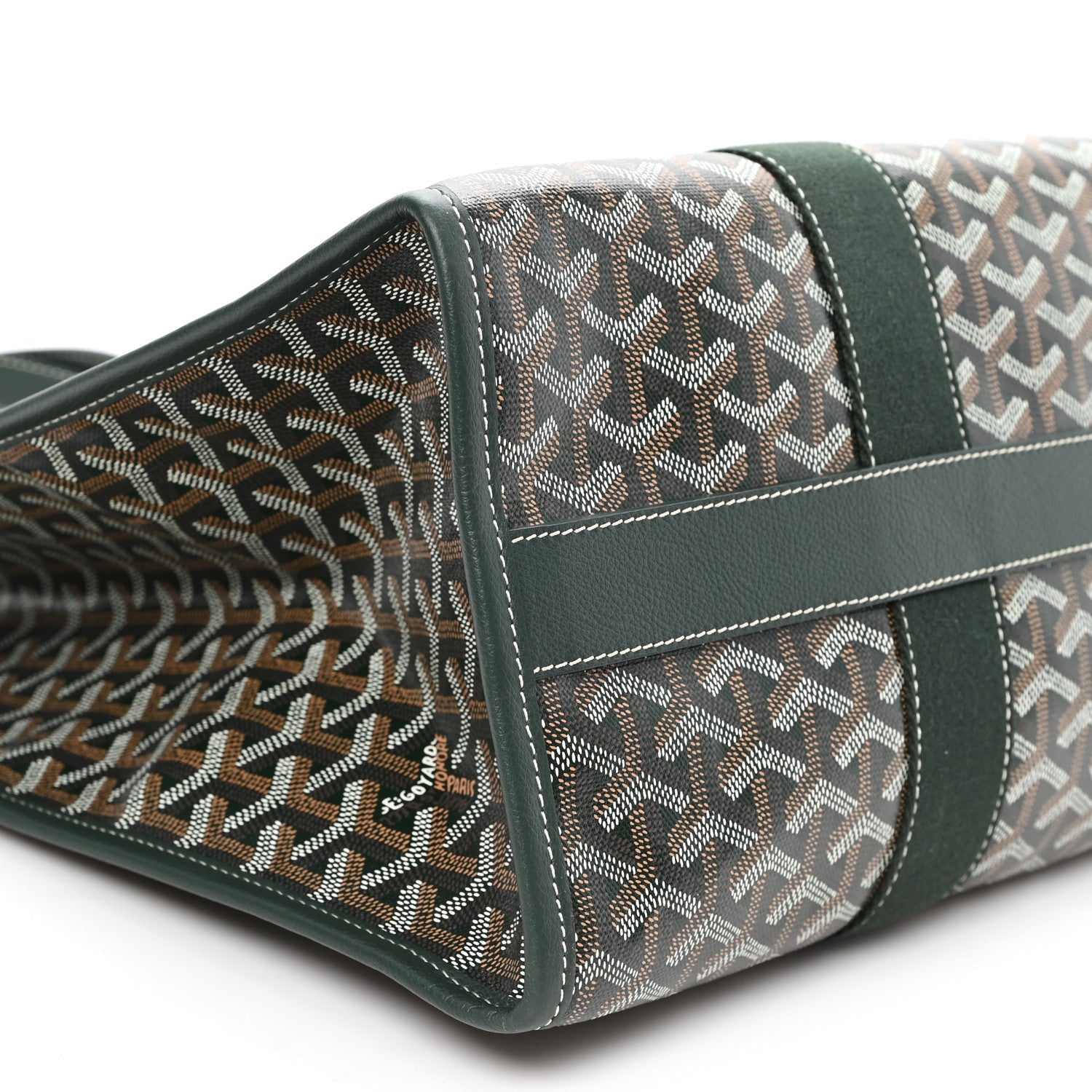 Goyardine Villette MM Tote Green