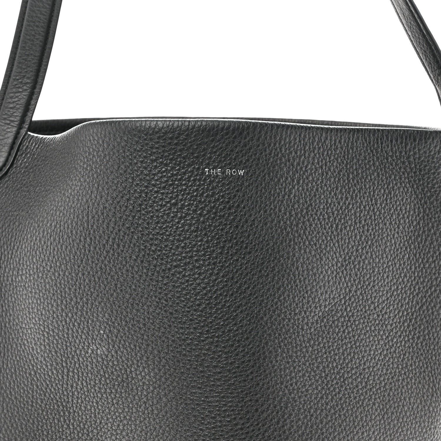 Grained Calfskin Medium N/S Park Tote Black