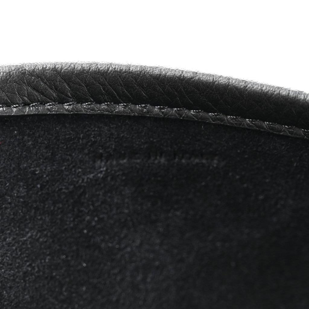 Grained Calfskin Large N/S Park Tote Black