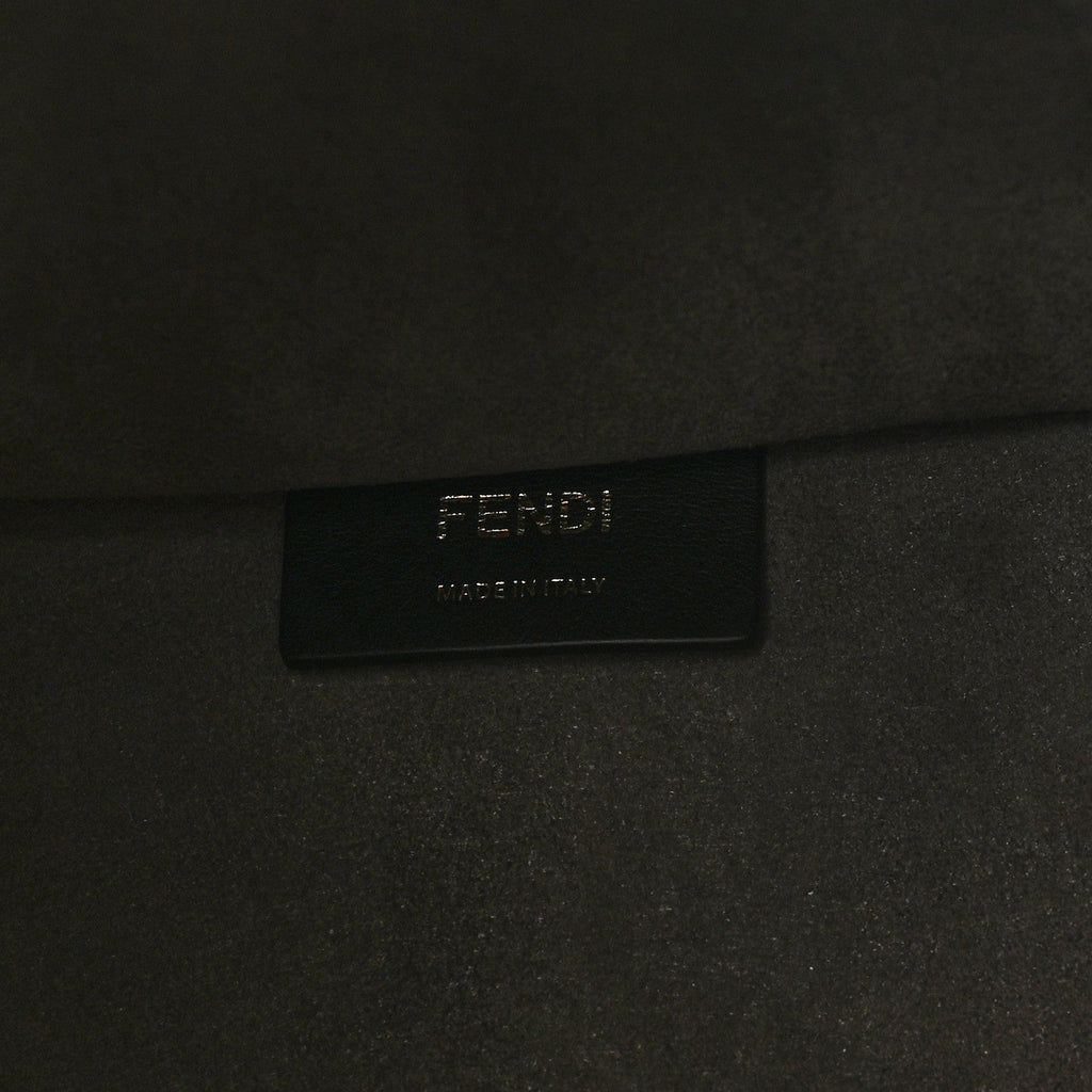Chenille Vitello Cher FF Medium Fendi Sunshine Shopper Tote Tortora
